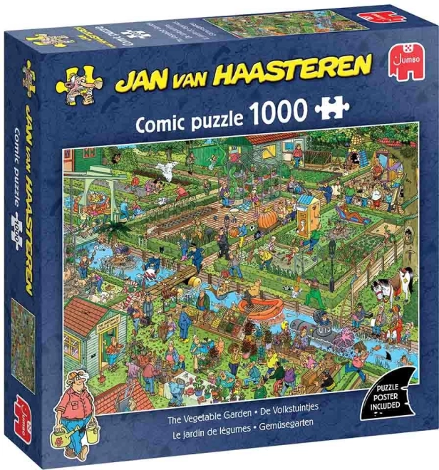 Puzzle JUMBO Zeleninová zahrada 1000 dílků