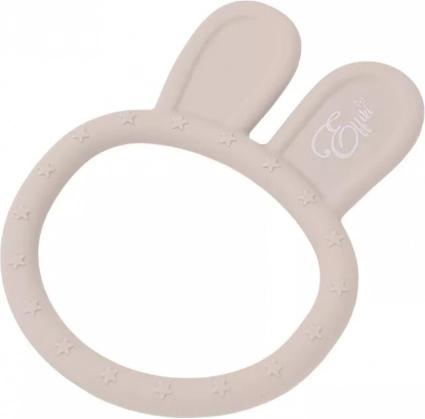 Silikonové kousátko Beige Bunny