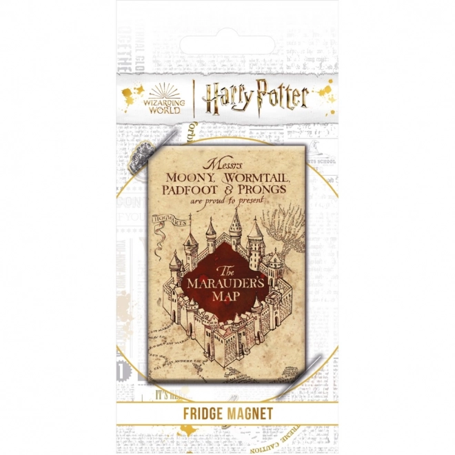 Magnetka Pobertův Plánek Harry Potter