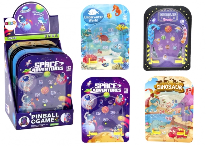 Kapesní Pinball Flipper Kosmos Dinozaury Ocean