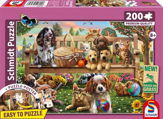 Puzzle Zahradní piknik 200 dílků