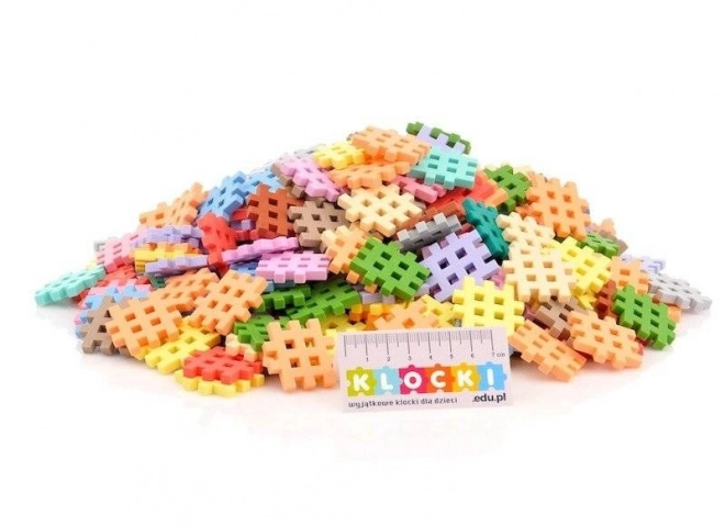Stavebnice Marioinex Mini Waffle Pastel 300 kusů
