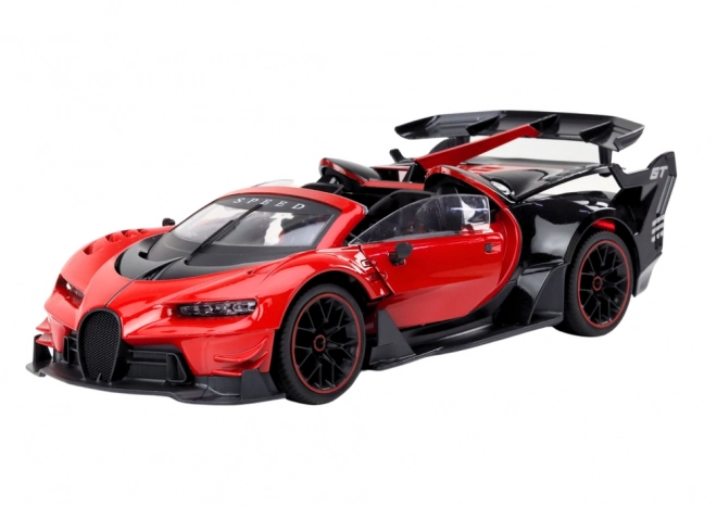 RC sportovní auto 1:12 otevírací dveře červené