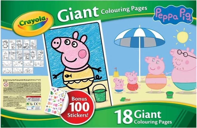 Mega omalovánky Prasátko Peppa