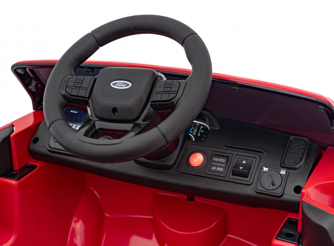 Dětské elektrické autíčko Ford Ranger červené