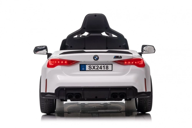 Elektrické auto BMW M4 bílé