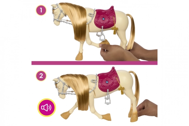Barbie tančící kůň se zvuky