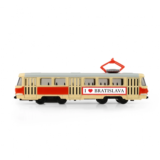 Kovová retro tramvaj Bratislava