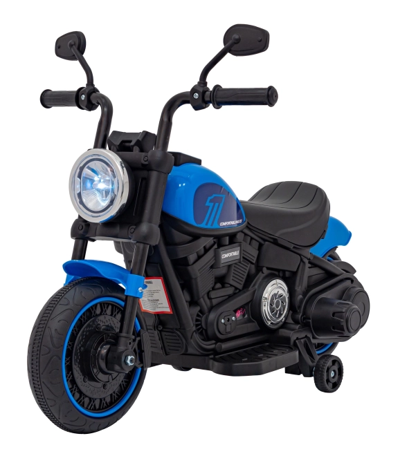 Motocikel Chopper FASTER – Modrý