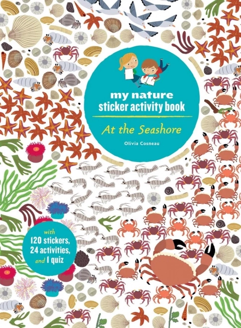 Chronicle Books Kniha aktivit se samolepkami My nature – Na Pobřeží