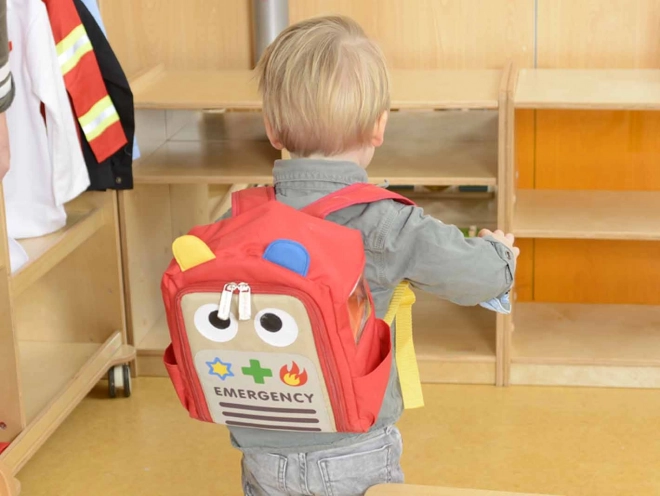Centrum záchrany Masterkidz v batohu