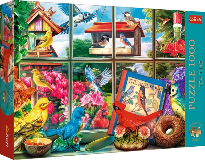 Puzzle 1000 dílků Kvalita Premium Plus Ptačí svět