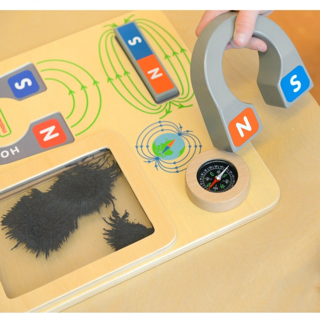 Masterkidz magnetická vzdělávací tabule kompas Montessori