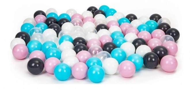 ECOTOYS Sada barevných míčků 100ks (průměr 6cm)