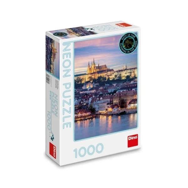 DINO Svítící puzzle Hradčany, Praha 1000 dílků