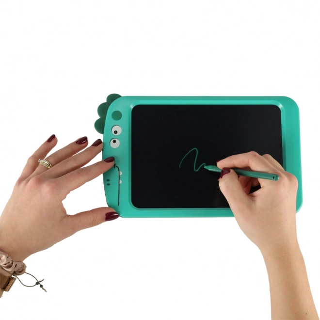 Turquoise kreslící tablet pro děti s dinosaury, 8,5 palců