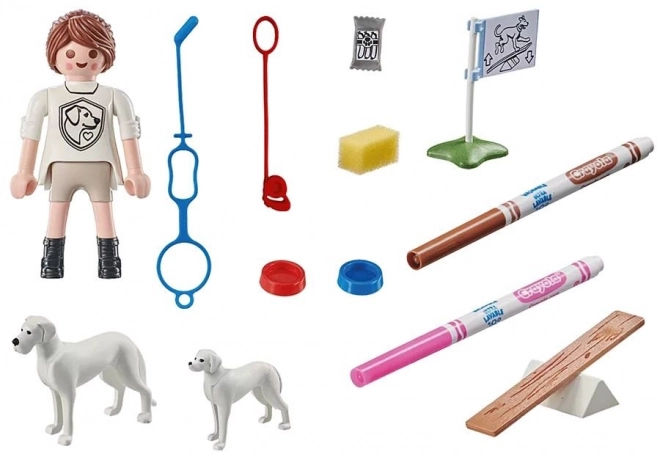 Playmobil Color Trénink se psy