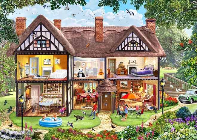 Oboustranné puzzle 2v1 pro dvojnásobnou zábavu