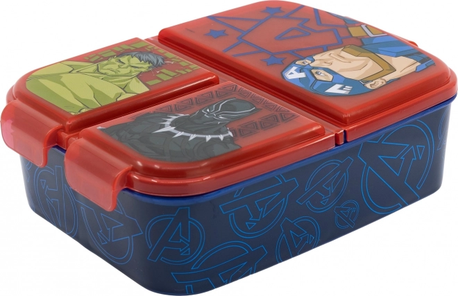 Box na svačinu Avengers s více přihrádkami