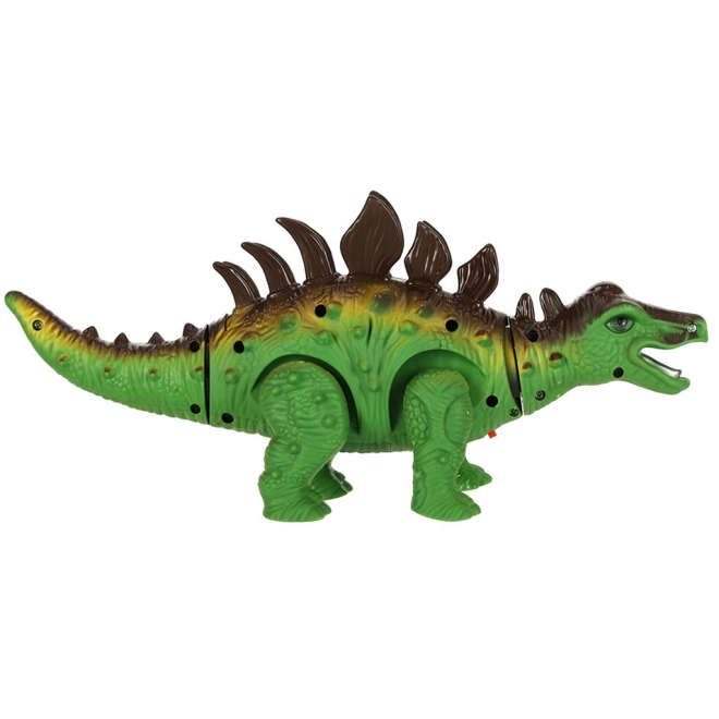 Stegosaurus dinosaurus na baterie interaktivní hračka chodí svítí řve