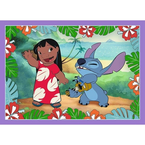 Puzzle Lilo & Stitch 4v1 Šílený den Trefl