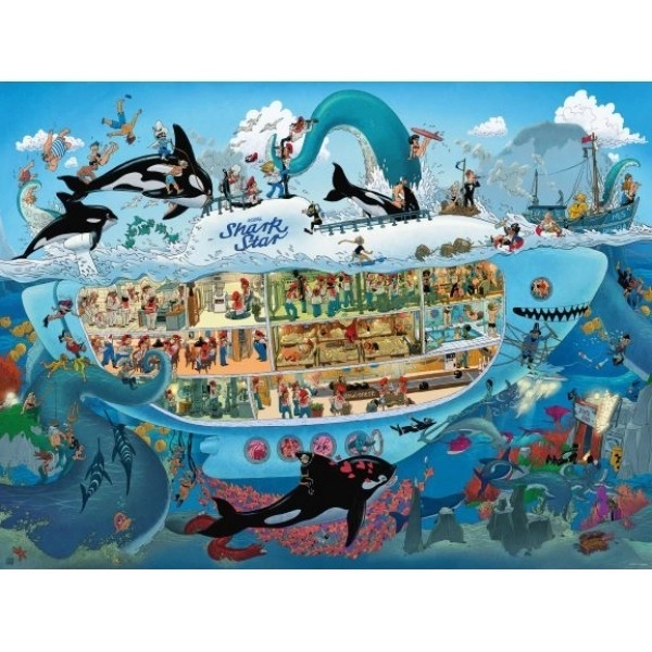 HEYE Puzzle Zábava v ponorce 1500 dílků