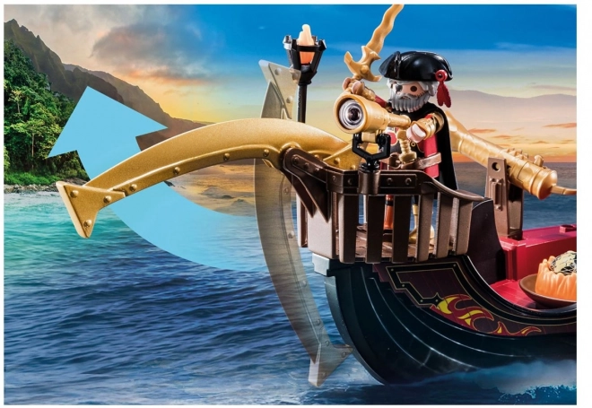 Playmobil loď Ohňových nájezdníků