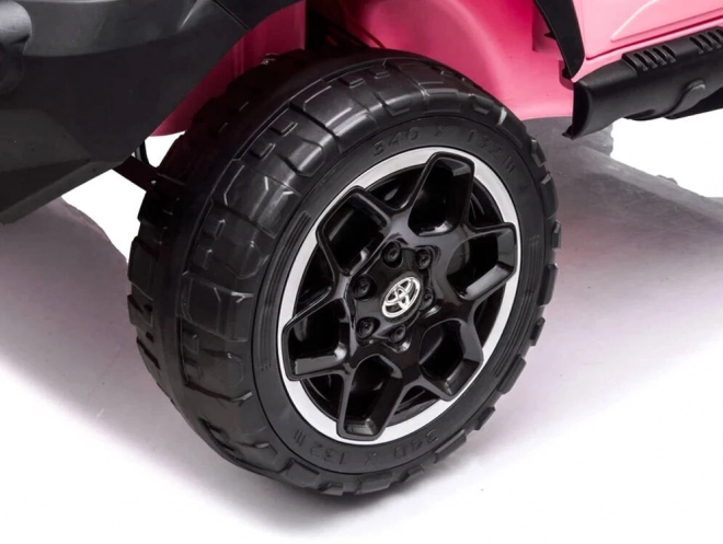 Terénní auto na akumulátor Toyota Hilux pro dvě osoby – Růžová