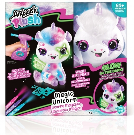 Airbrush studio – Kouzelný Jednorožec svítící ve tmě