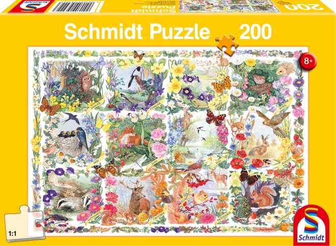 Puzzle Čtyři Roční Období od Schmidt Spiele