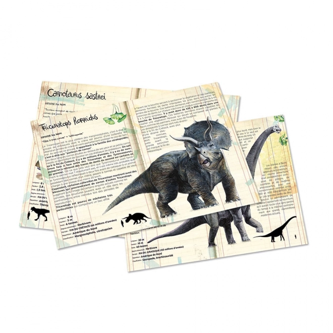 Vilac sada tří puzzlí s dinosaury