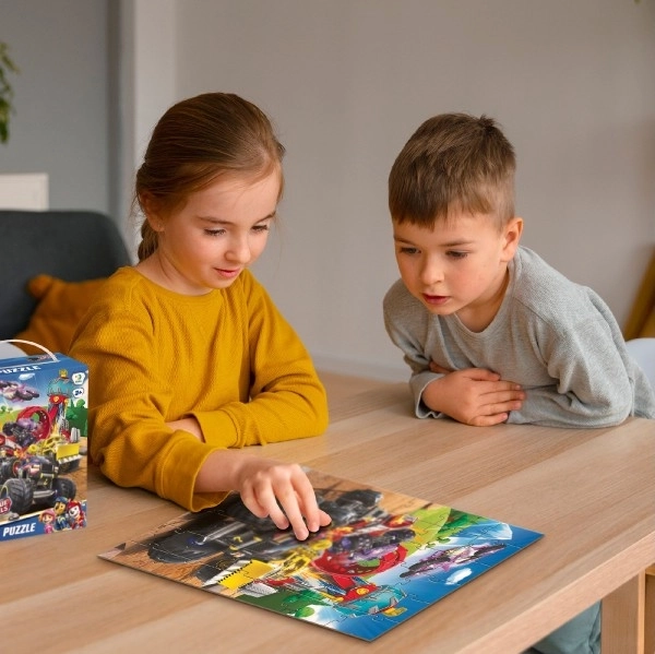 Puzzle s motivem Tlapková patrola: Záchrana na kolech