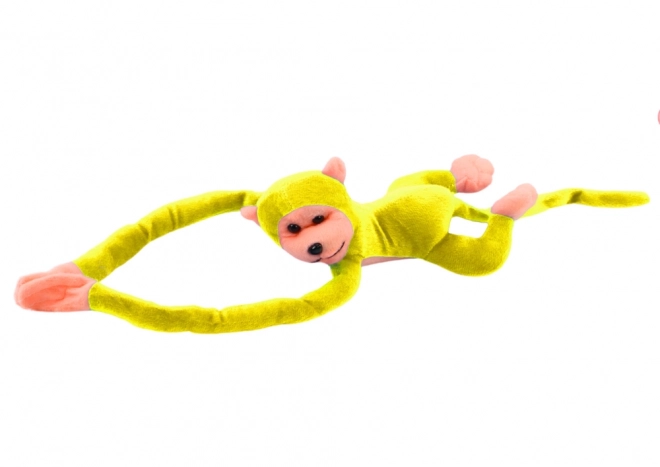 Plyšový maskot opice se zvukem žlutý 60 cm