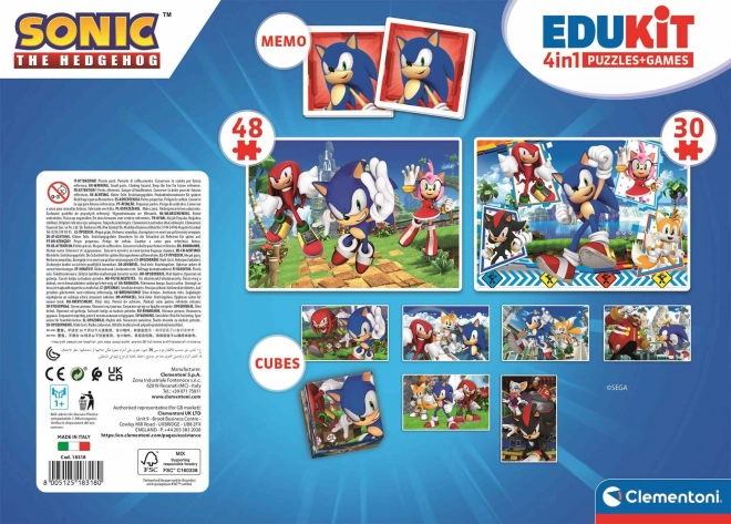 Herní sada Edukit Sonic
