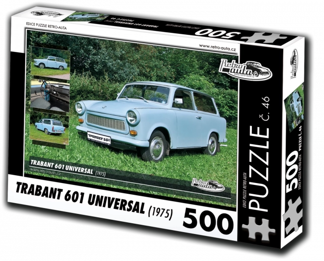 Retro Auta Puzzle Trabant 601 Universal 500 dílků