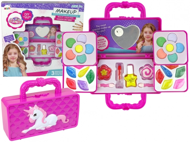 Malá kabelka Unicorn Makeup Set oční stíny lesky