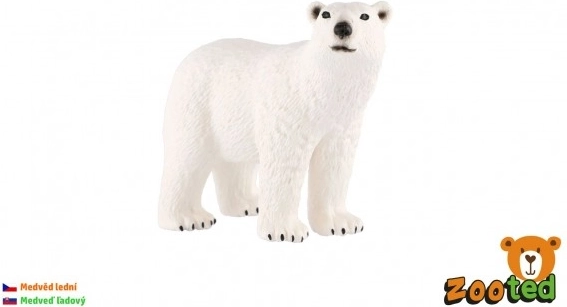 Plastová figurka ledního medvěda 10 cm