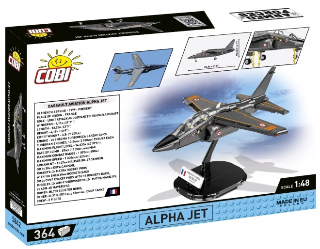 Armed Forces Alpha Jet - Stavebnice 364 dílů