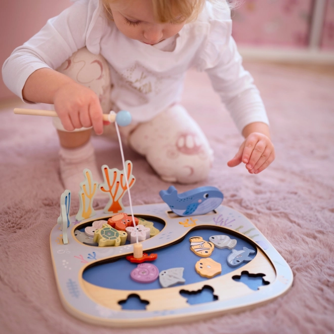 Rybolovná hračka Tooky Toy Montessori