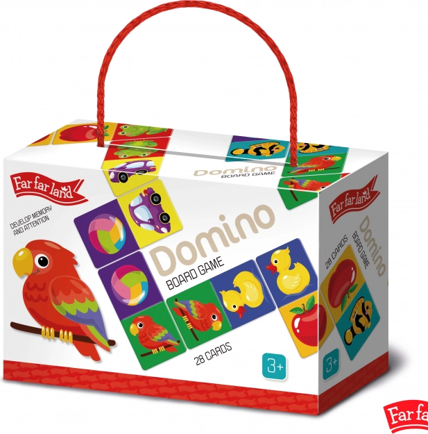 Domino Far Far Land barevné s obrázky