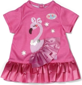 Baby born šatičky s plameňákem pro panenku 43 cm