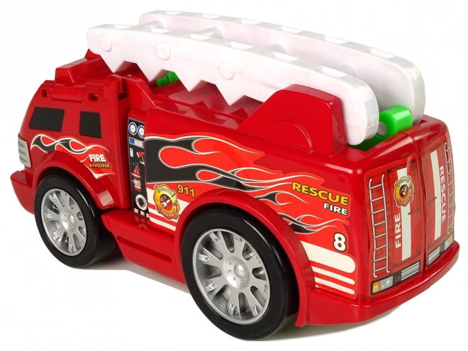 Auto Hasičský sbor Transformace Dragon 2v1 Hasičské auto