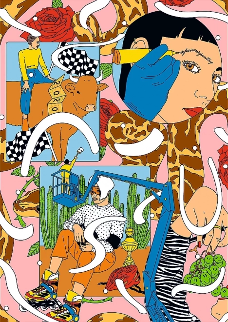 Puzzle 500 prvků UFT VELVET Žádná bolest, žádné malování