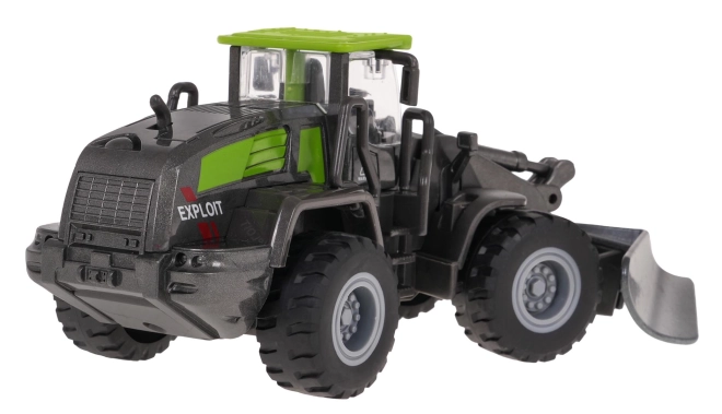 Černo-zelené kovové stavební vozidlo – Buldozer