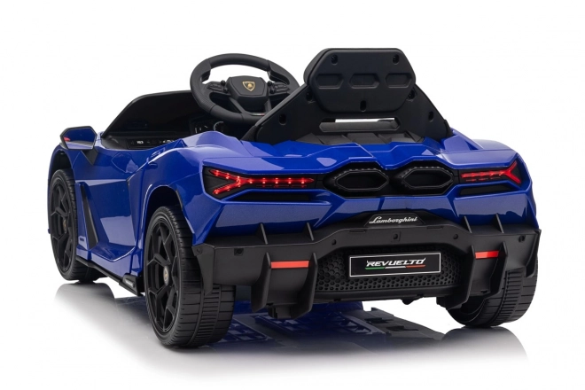 Dětský vůz lamborghini revuelto modrý