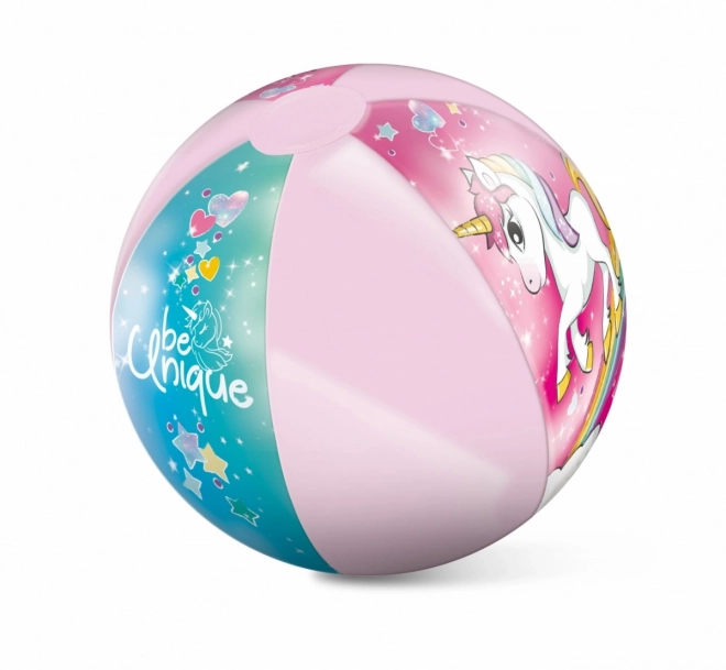 Nafukovací míč s motivem jednorožce 50 cm