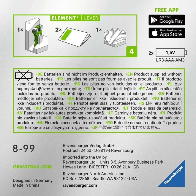 Ravensburger GraviTrax Power elektronická páka