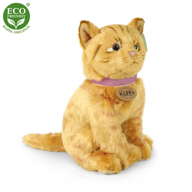 Rappa Plyšová kočka hnědá 25 cm ECO-FRIENDLY
