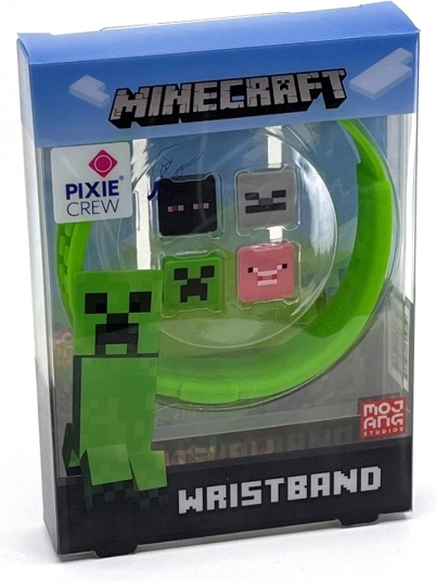 Nastavitelný zelený náramek Pixie Crew & Minecraft
