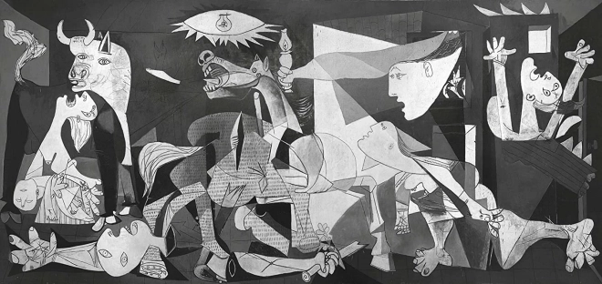Ravensburger puzzle art collection: Guernica, 1937, 2000 dílků
